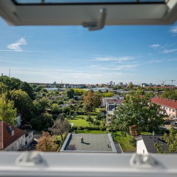Ausblick Ferienwohnung Leipzig Apartment Stötteritz