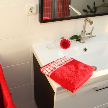 Handtücher Ferienwohnung Leipzig Apartment Stötteritz