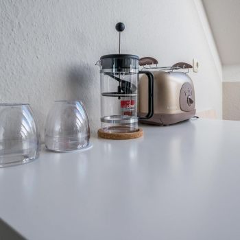 Bodum Kaffee Ferienwohnung Leipzig Apartment Stötteritz
